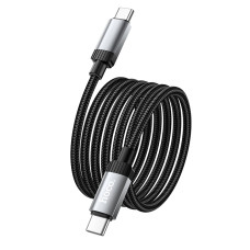 Кабель HOCO X117 Star 60W charging data cable C to C Black