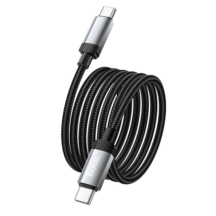 Кабель HOCO X117 Star 60W charging data cable C to C Black