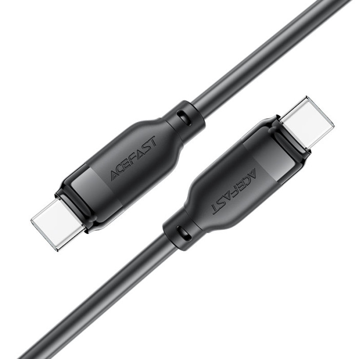 Кабель ACEFAST C16-03, Type-C to Type-C, 60W, 1.2m, TPE, TPU connectors, Black