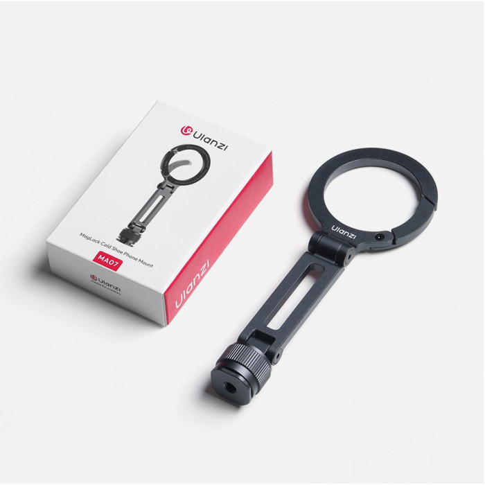 Тримач для телефону Ulanzi MA07 Maglock 1/4 Cold Shoe Phone Mount Black