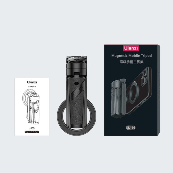 Селфі-монопод Ulanzi JJ03 3-in-1 Magnetic Phone Tripod with Remote Control Black