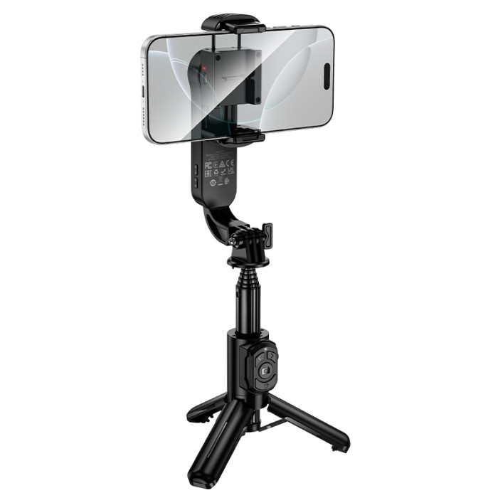 Селфі-монопод HOCO K90 Feliz single-axis live broadcast holder Black