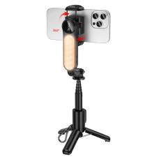 Селфі-монопод HOCO K90 Feliz single-axis live broadcast holder Black