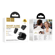Бездротова мікрофонна система HOCO L26 Type-C Smart AI noise reduction wireless microphone Black