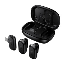 Бездротова мікрофонна система HOCO L26 Type-C Smart AI noise reduction wireless microphone Black