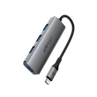 USB-хаб ACEFAST J15 USB-C 4-in-1 HUB Metal Gray