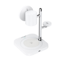 Бездротовий зарядний пристрій ACEFAST E39 desktop 4-in-1 wireless charging holder White