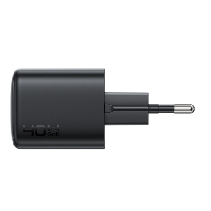Мережевий зарядний пристрій ACEFAST A136 PD40W mini GaN USB-C fast charger Black