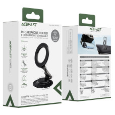 Автотримач для телефона ACEFAST D64 magnetic folding car holder, Black