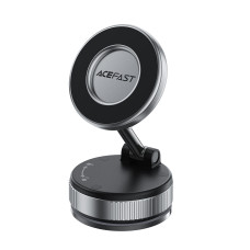 Автотримач для телефона ACEFAST E28 manual suction cup magnetic Phone holder, Metal Gray