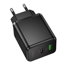 Мережевий зарядний пристрій HOCO C157A Smart PD30W+QC3.0 multi-protocol charger(EU) Black