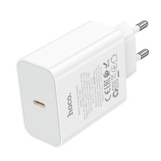 Мережевий зарядний пристрій HOCO C162A Source single port PD40W charger(EU) White