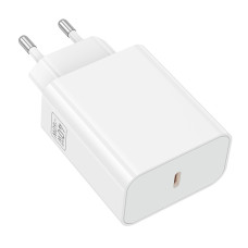 Мережевий зарядний пристрій HOCO C162A Source single port PD40W charger(EU) White