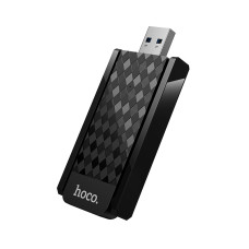 Антена Wi-Fi HOCO HI34 WiFi6 USB external dual antenna wireless network card Black