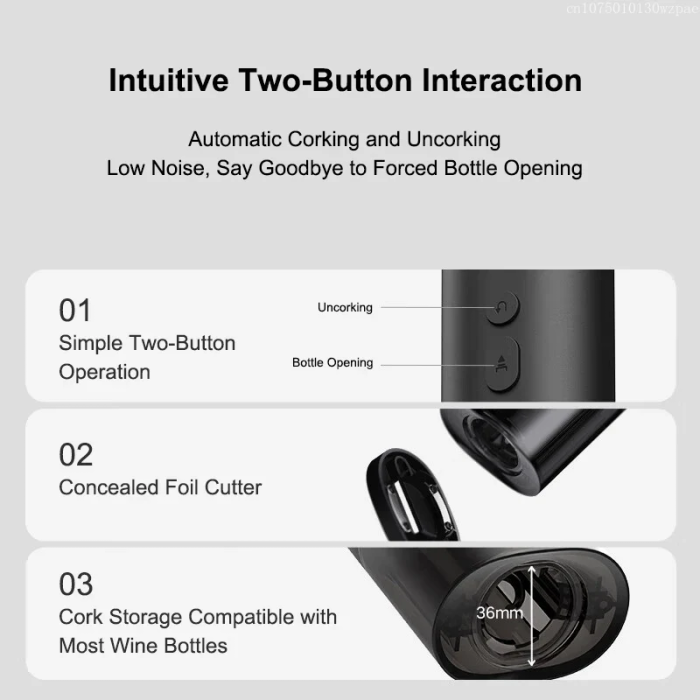 Штопор Xiaomi Mijia Electric Red Wine Bottle Opener