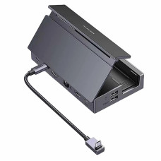 Док-станція UGREEN CM800 9in1 USB-C Output：1×DP, 1×USB-C, 3×USB-A, 1×RJ45, 1×SD Card Slot, 1×TF Card Slot Space Gray