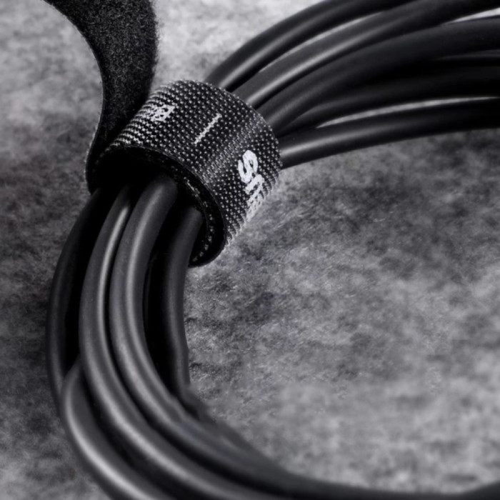 Органайзер для кабелю Baseus Circle Velcro strap 50cm Black
