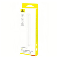 Кейс для зарядки стилуса Baseus Smooth Writing Stylus Wireless Charging Case Moon White (With Simple Charging Cable Type-C 3A 0.3m)