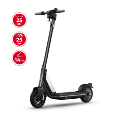 Електросамокат NIU KQi1 Sport Black 9", 250(450)W, 5.1Ah, 25km, 25km/h, 14%, App, 14,6 kg