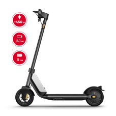 Електросамокат NIU KQi1 Sport Black 9", 250(450)W, 5.1Ah, 25km, 25km/h, 14%, App, 14,6 kg