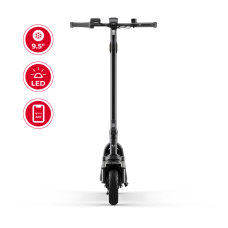 Електросамокат NIU KQi 100P Gray 9.5", 300(600)W, 5.2Ah, 29km, 25km/h, 15%, App, 17,3 kg