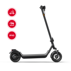 Електросамокат NIU KQi 100P Gray 9.5", 300(600)W, 5.2Ah, 29km, 25km/h, 15%, App, 17,3 kg