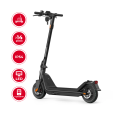 Електросамокат NIU KQi3 Pro Black 9.5", 350(700)W, 10.4Ah, 50km, 25km/h, 20%, App, 20,3 kg