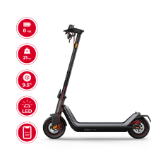 Електросамокат NIU KQi3 MAX Space Gray 9,5", 450(900)W, 13Ah, 65km, 25km/h, 25%, App, 21 kg