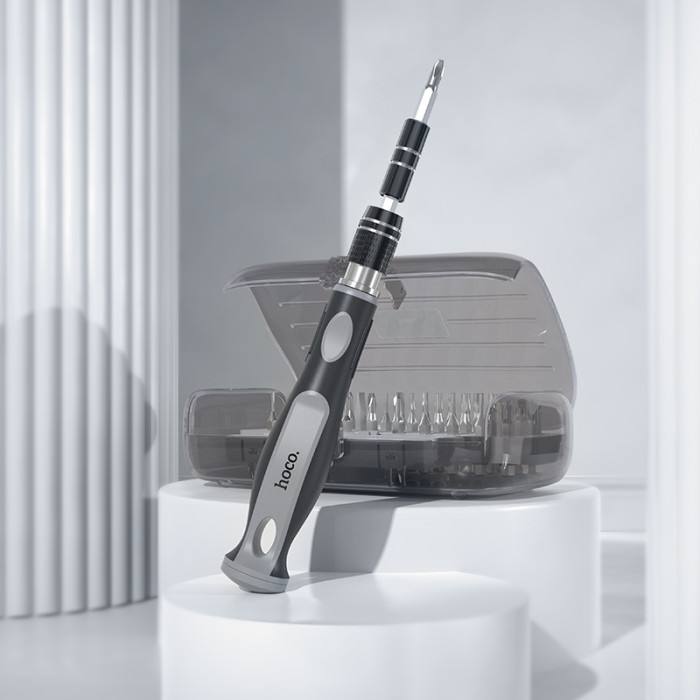 Набір викруток HOCO UT10 32-in-1 screwdriver set gray and black