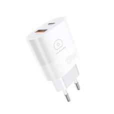 Мережевий зарядний пристрій WUW-C251 25W PD USB-C + USB QC3.0 18W
