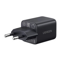 Мережевий зарядний пристрій UGREEN X514 20W 2-Port GaN Fast Charger EU black