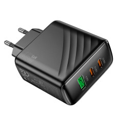 Мережевий зарядний пристрій HOCO CS26A Article PD45W(2C1A) charger Black