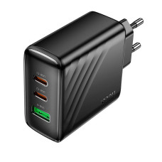 Мережевий зарядний пристрій HOCO CS26A Article PD45W(2C1A) charger Black