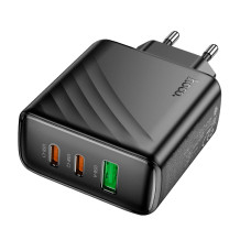 Мережевий зарядний пристрій HOCO CS26A Article PD45W(2C1A) charger Black