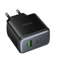 Мережевий зарядний пристрій HOCO C158A Upgrade PD45W(1C1A) charger(EU) Black