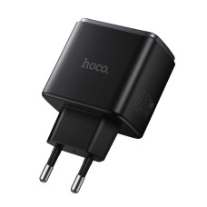 Мережевий зарядний пристрій HOCO C158A Upgrade PD45W(1C1A) charger(EU) Black