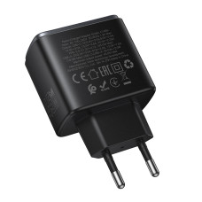 Мережевий зарядний пристрій HOCO C158A Upgrade PD45W(1C1A) charger(EU) Black