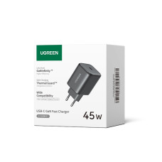 Мережевий зарядний пристрій UGREEN X524 45W USB-C GaN Fast Charger EU black