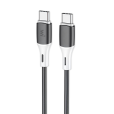 Кабель Wibrand Mamba 60W silicone charging data cable 1m C to C Black
