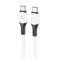 Кабель Wibrand Mamba 60W silicone charging data cable 1m C to C White