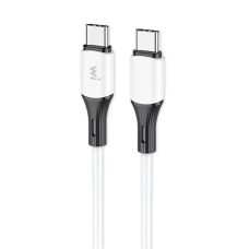 Кабель Wibrand Mamba 60W silicone charging data cable 1m C to C White
