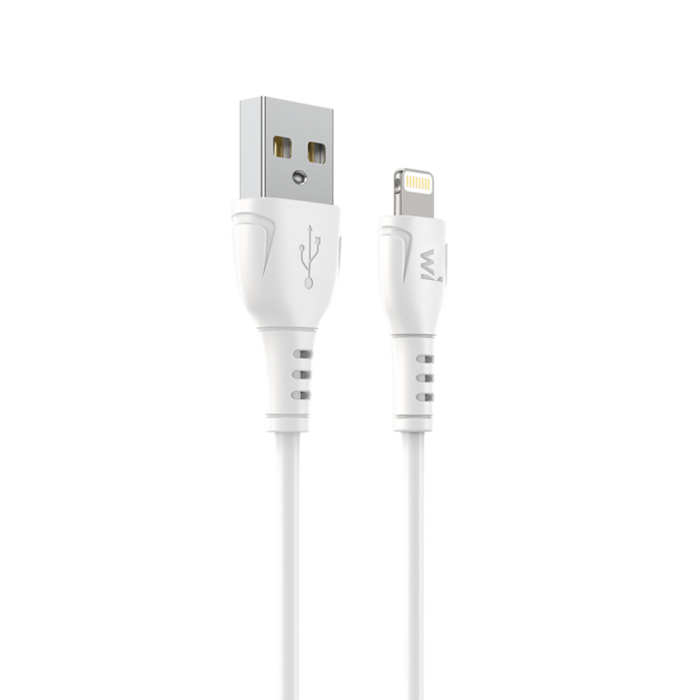 Кабель Wibrand Boa PVC charging data cable for iP 1m White