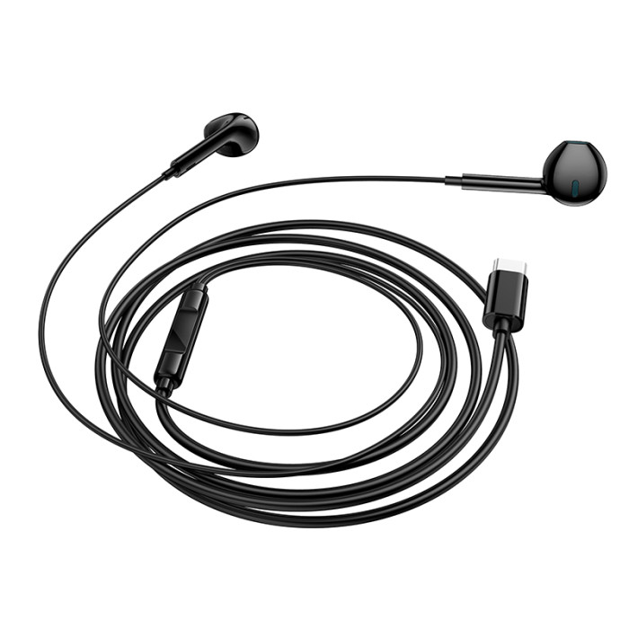 Навушники дротові BOROFONE BM100 (Type-C) Black