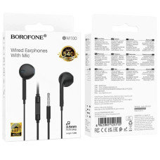 Навушники дротові BOROFONE BM100 (3.5mm) Black
