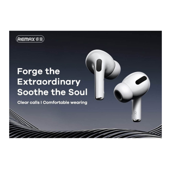 Бездротові навушники TWS REMAX PD-BT533N Pro ,ANC+ENC, Support in-ear detection and wireless chargin, IPX4, White