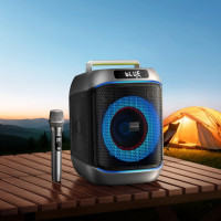 Портативна колонка REMAX RB-MB12 Party lighting Wireless Portable Speaker, 60W, Black