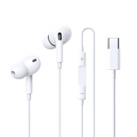 Навушники дротові REMAX Wired Earphones for Music and Call  RM-575/a/i  (Type-C) White