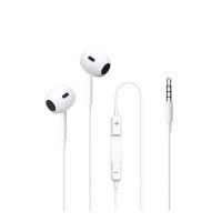 Навушники дротові REMAX Wired Earphones for Music and Call  RM-570/a/i (3.5mm) White