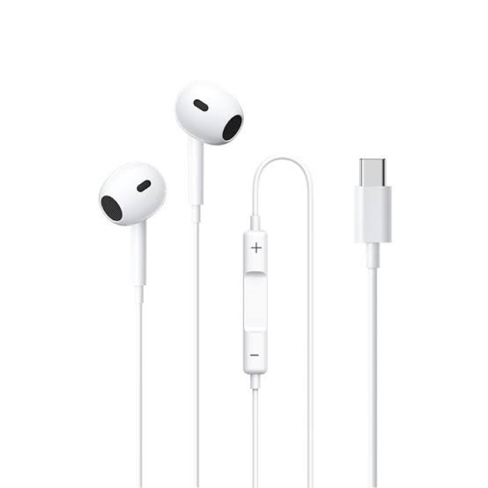 Дротові навушники "REMAX Wired Earphones for Music and Call RM-570/a/i" typec-White