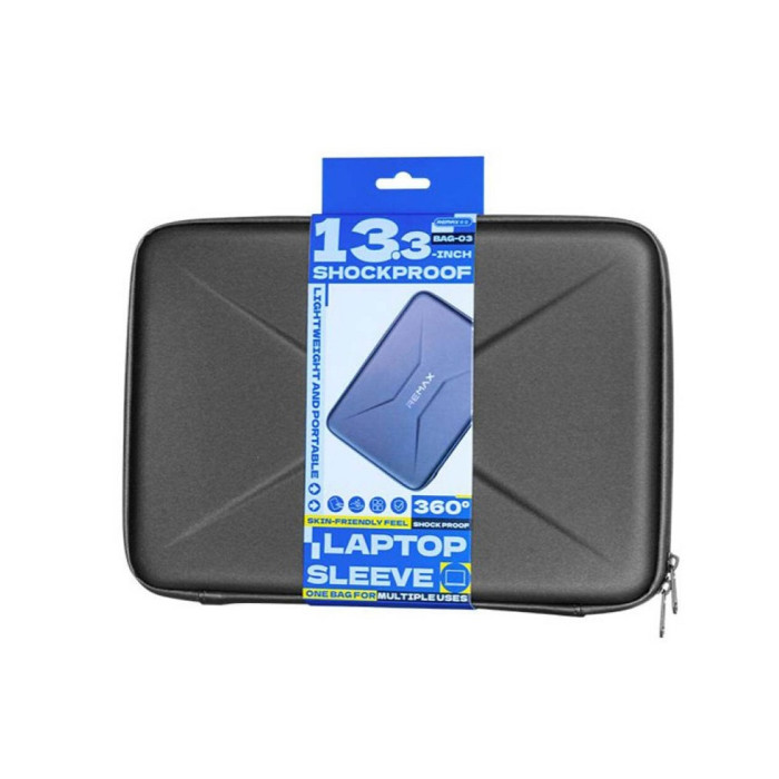 Чохол для ноутбука "REMAX 13.3-inch Shockproof Laptop Sleeve BAG-03" Black